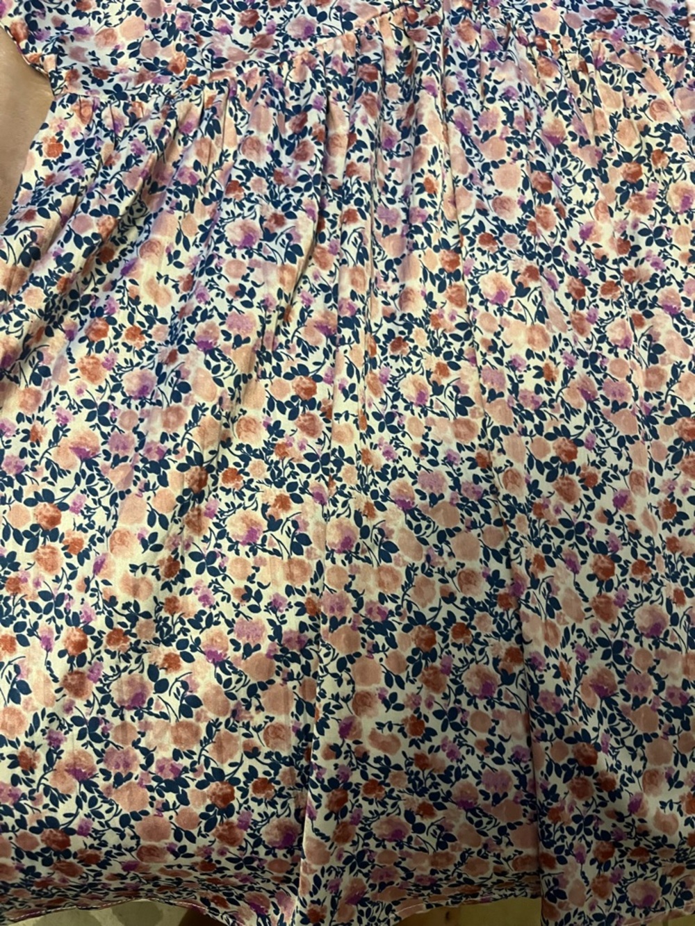 Lulus Express Yourself Blush Pink Floral Deep V Low Cut Satin Babydoll Dress - Picture 4 of 11